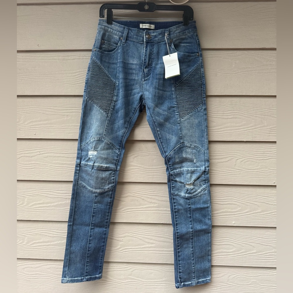 Pierre Balmain Men's Skinny Blue Denim Jeans